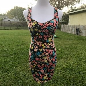 Material Girl floral mini dress
